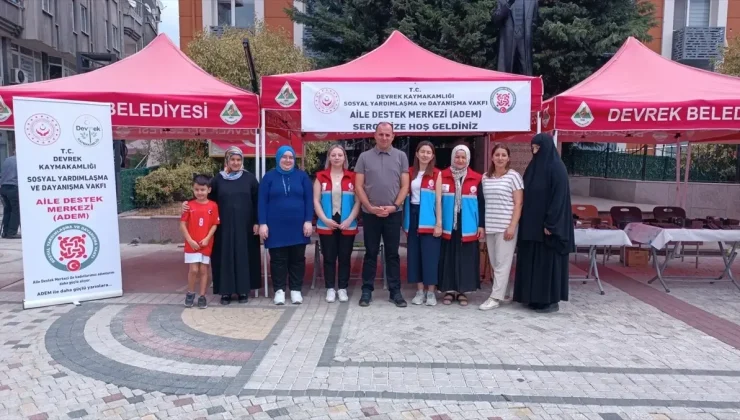 Zonguldak’ın Devrek ilçesinde ADEM kursiyerleri sergi açtı